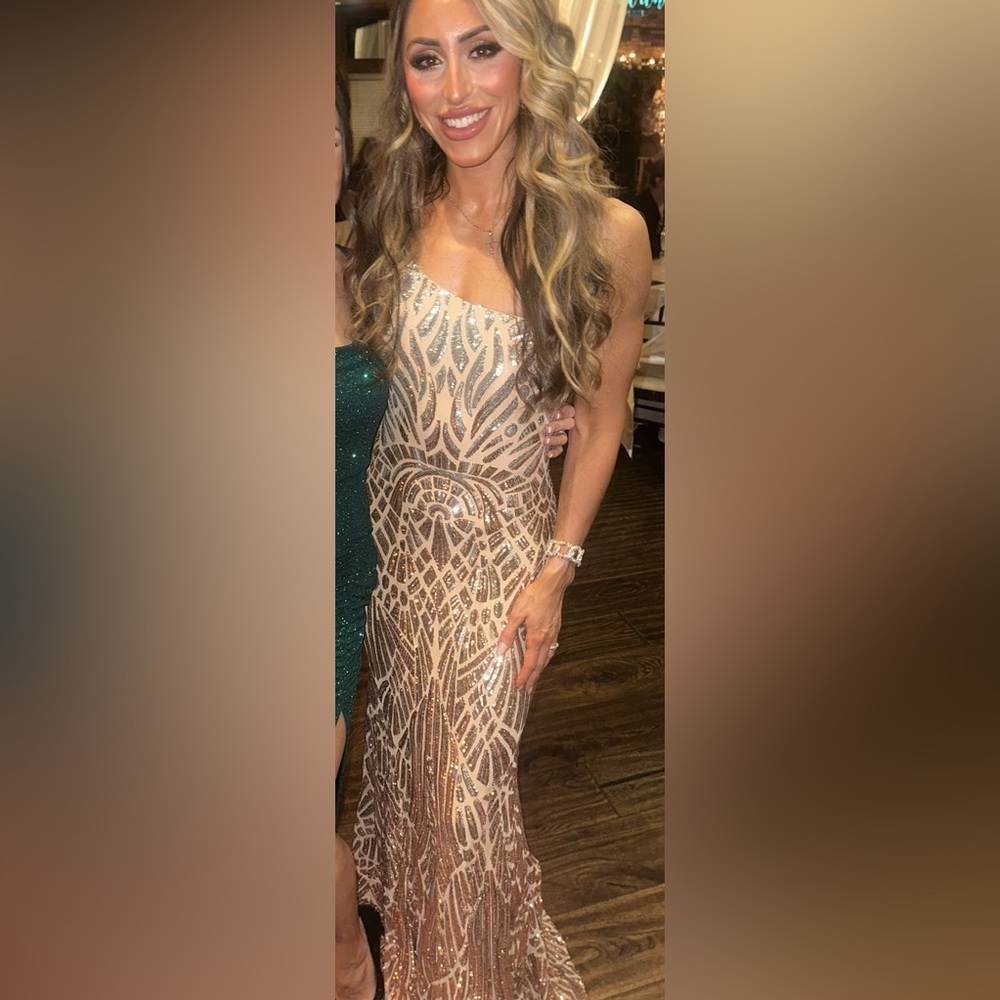 Ombré sequin Jovani dress